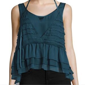 Cinq a' Cept 100% Silk Unique Tank Top